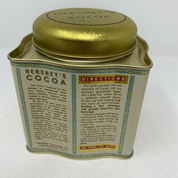 Vintage Cherub Hersheys Cocoa Tin Container - Picture 7 of 9